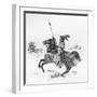 Japanese Warrior, Horse-null-Framed Art Print