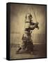 Japanese Warrior in Armour, 1865-7-Felice Beato-Framed Stretched Canvas