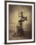 Japanese Warrior in Armour, 1865-7-Felice Beato-Framed Giclee Print