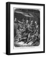 Japanese Warriors of the Civil Wars in the Thirteenth Century, C1875-null-Framed Giclee Print