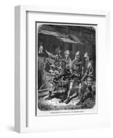 Japanese Warriors of the Civil Wars in the Thirteenth Century, C1875-null-Framed Giclee Print