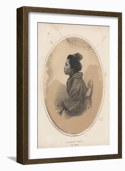 Japanese Woman from Simoda, 1855-Eliphalet Brown-Framed Giclee Print