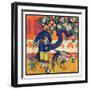 "Japanese Woman in Garden,"March 2, 1929-Henry Soulen-Framed Giclee Print