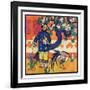 "Japanese Woman in Garden,"March 2, 1929-Henry Soulen-Framed Giclee Print