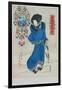 Japanese Woman in the Snow-Utagawa Kunisada-Framed Giclee Print