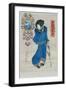 Japanese Woman in the Snow-Utagawa Kunisada-Framed Giclee Print