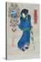 Japanese Woman in the Snow-Utagawa Kunisada-Stretched Canvas