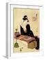 Japanese woman of 18th-Hosoda Eishi-Framed Giclee Print