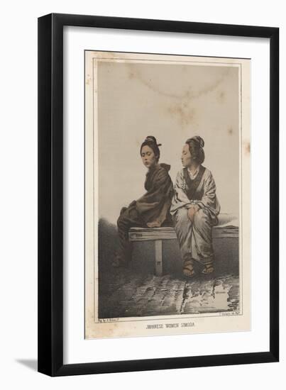 Japanese Women, Simoda, 1855-Eliphalet Brown-Framed Giclee Print