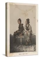 Japanese Women, Simoda, 1855-Eliphalet Brown-Stretched Canvas