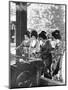 Japanese Women Washing their Hands Prior to Entering a Temple, 1936-Sport & General-Mounted Giclee Print