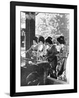 Japanese Women Washing their Hands Prior to Entering a Temple, 1936-Sport & General-Framed Giclee Print