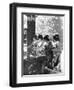 Japanese Women Washing their Hands Prior to Entering a Temple, 1936-Sport & General-Framed Premium Giclee Print