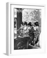 Japanese Women Washing their Hands Prior to Entering a Temple, 1936-Sport & General-Framed Giclee Print