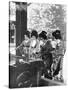 Japanese Women Washing their Hands Prior to Entering a Temple, 1936-Sport & General-Stretched Canvas