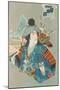 Japanese Woodblock, Arrogant Samurai-null-Mounted Art Print