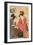 Japanese Woodblock, Geishas Playing Go-null-Framed Art Print