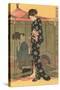 Japanese Woodblock, Geishas-null-Stretched Canvas