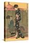 Japanese Woodblock, Geishas-null-Stretched Canvas