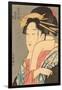 Japanese Woodblock, Lady's Portrait-null-Framed Art Print