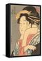 Japanese Woodblock, Lady's Portrait-null-Framed Stretched Canvas