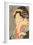 Japanese Woodblock, Lady's Portrait-null-Framed Art Print