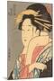 Japanese Woodblock, Lady's Portrait-null-Mounted Art Print