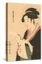 Japanese Woodblock, Lady's Portrait-null-Stretched Canvas