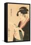 Japanese Woodblock, Lady's Portrait-null-Framed Stretched Canvas