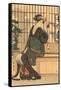 Japanese Woodblock, Lady's Portrait-null-Framed Stretched Canvas