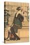 Japanese Woodblock, Lady's Portrait-null-Stretched Canvas