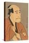 Japanese Woodblock, Man's Portrait-null-Stretched Canvas