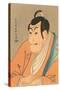 Japanese Woodblock, Man's Portrait-null-Stretched Canvas