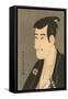 Japanese Woodblock, Man's Portrait-null-Framed Stretched Canvas