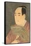 Japanese Woodblock, Man's Portrait-null-Framed Stretched Canvas