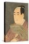 Japanese Woodblock, Man's Portrait-null-Stretched Canvas