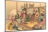 Japanese Woodblock, Tea Ceremony-null-Mounted Art Print