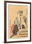 Japanese Woodblock, Washing Clothes-null-Framed Art Print