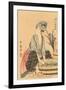 Japanese Woodblock, Washing Clothes-null-Framed Art Print