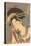 Japanese Woodblock, Woman with Scarf in Mouth-null-Stretched Canvas