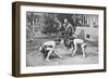 Japanese Wrestlers Ready for a Go, c1902, (1903)-null-Framed Giclee Print