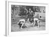 Japanese Wrestlers Ready for a Go, c1902, (1903)-null-Framed Giclee Print