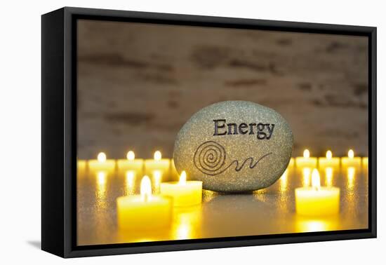 Japanese Zen Garden-filmfoto-Framed Stretched Canvas