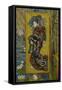 Japonaiserie: Courtesan or Oiran (after Kesai Eisen), Paris, 1887-Vincent van Gogh-Framed Stretched Canvas