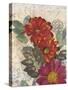 Japonesque Daisies-Matina Theodosiou-Stretched Canvas