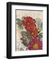 Japonesque Daisies-Matina Theodosiou-Framed Art Print