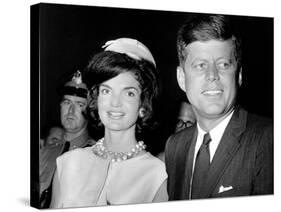 Jaqueline Kennedy, President John F. Kennedy, Ca. 1962-null-Stretched Canvas