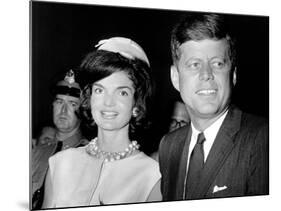 Jaqueline Kennedy, President John F. Kennedy, Ca. 1962-null-Mounted Photo