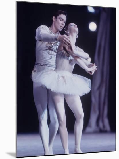 Jaques D'Amboise Dancing "Diamonds" Sequence with Suzanne Farrell, Balanchine's Ballet "The Jewels"-Art Rickerby-Mounted Premium Photographic Print