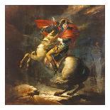 Modello For Napoleon Crossing The Alps-Jaques Louis David-Premium Giclee Print
